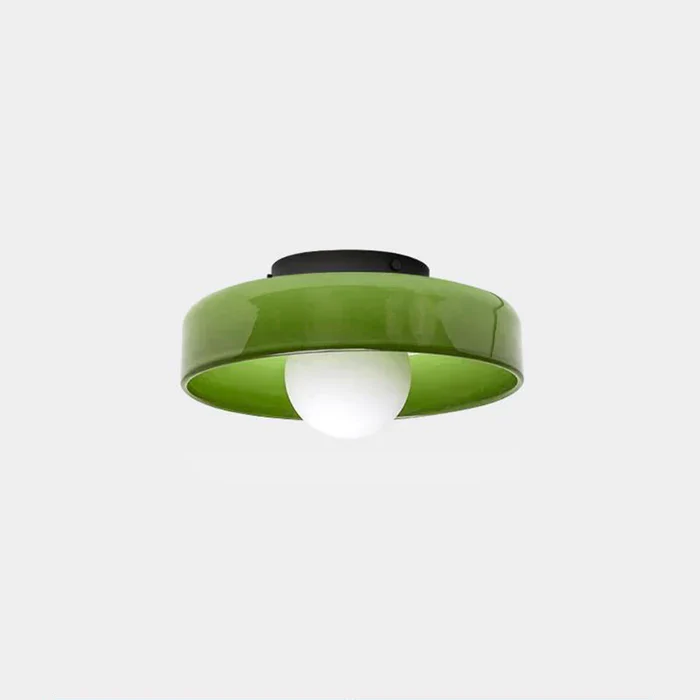 Aléria | Lustre de Plafond LED – Élégance Classique Moderne Vert