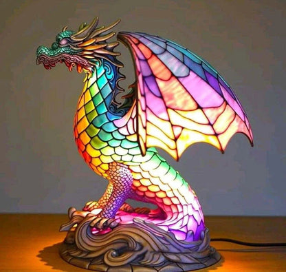 Amarélis | Lampe Artistique LED – Élégance Intemporelle & Ambiance Moderne Dragon volant
