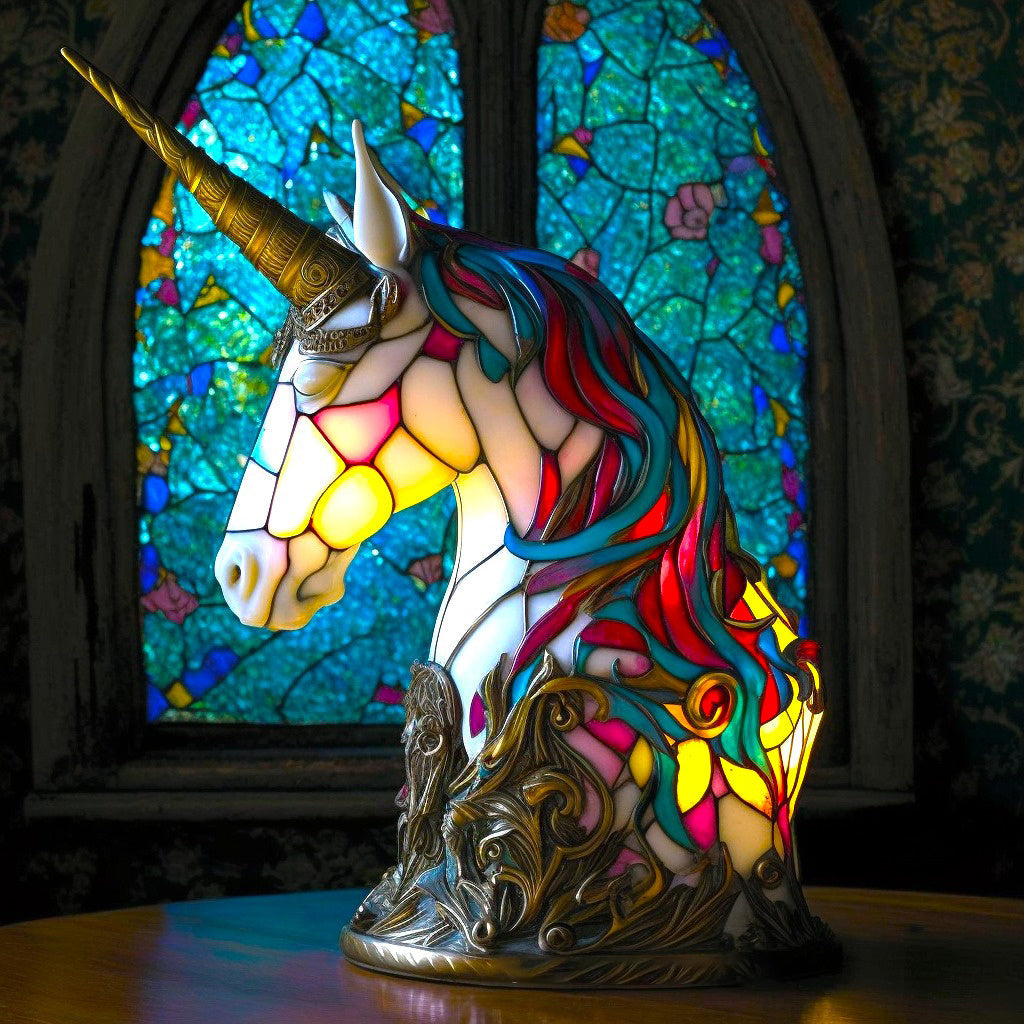 Amarélis | Lampe Artistique LED – Élégance Intemporelle & Ambiance Moderne Licorne