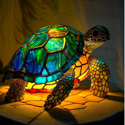 Amarélis | Lampe Artistique LED – Élégance Intemporelle & Ambiance Moderne Tortue
