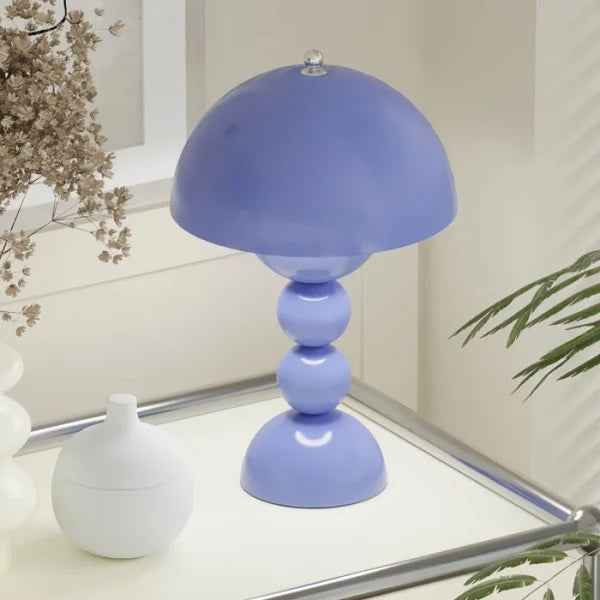 AuréaBloom | Lampe Macaron – Design Élégant et Ambiance Moderne Bleu Clair