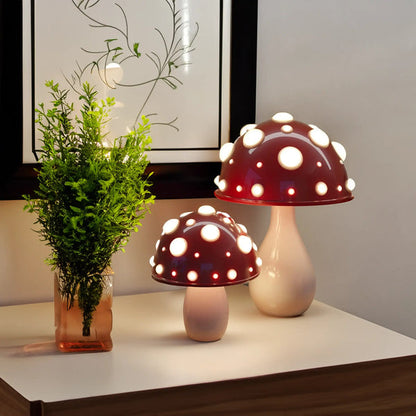 AuréChamp | Lampe Champignon – Design Élégant et Lumière Chaleureuse
