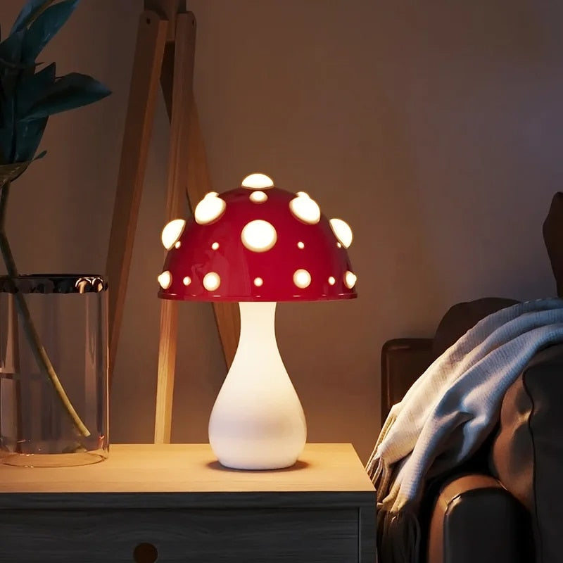 AuréChamp | Lampe Champignon – Design Élégant et Lumière Chaleureuse
