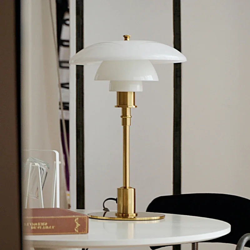 Célésia | Lampe de Table – Lumière Subtile et Style Naturel Blanc