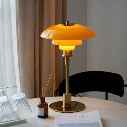 Célésia | Lampe de Table – Lumière Subtile et Style Naturel Orange