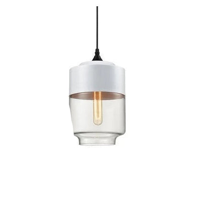 Clairnova | Suspension Design – Édition Limitée et Lueur Chaleureuse Blanc Cylindre large | Transparent