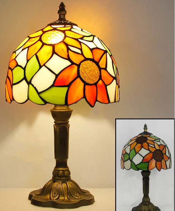 Clémoire | Lampe de Table – Élégance Vintage en Verre Mosaïque