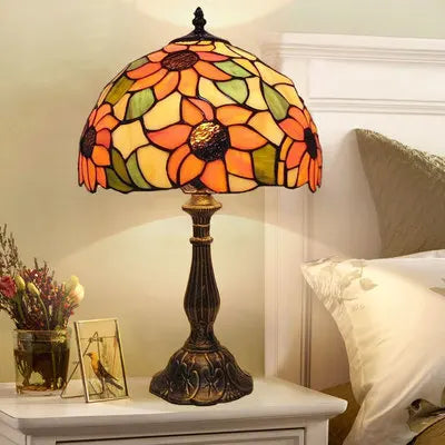 Clémoire | Lampe de Table – Élégance Vintage en Verre Mosaïque