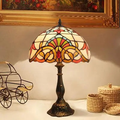 Clémoire | Lampe de Table – Élégance Vintage en Verre Mosaïque