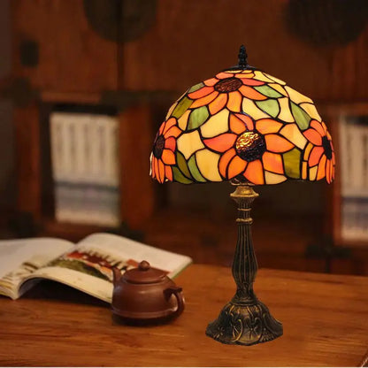Clémoire | Lampe de Table – Élégance Vintage en Verre Mosaïque