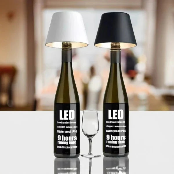 Vinélis | Lampe Bouteille – Élégance Moderne et Rechargeable