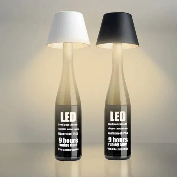 Vinélis | Lampe Bouteille – Élégance Moderne et Rechargeable