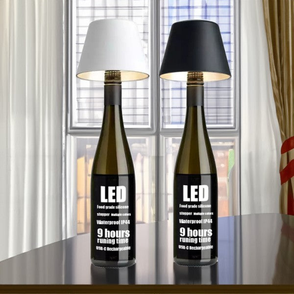 Vinélis | Lampe Bouteille – Élégance Moderne et Rechargeable