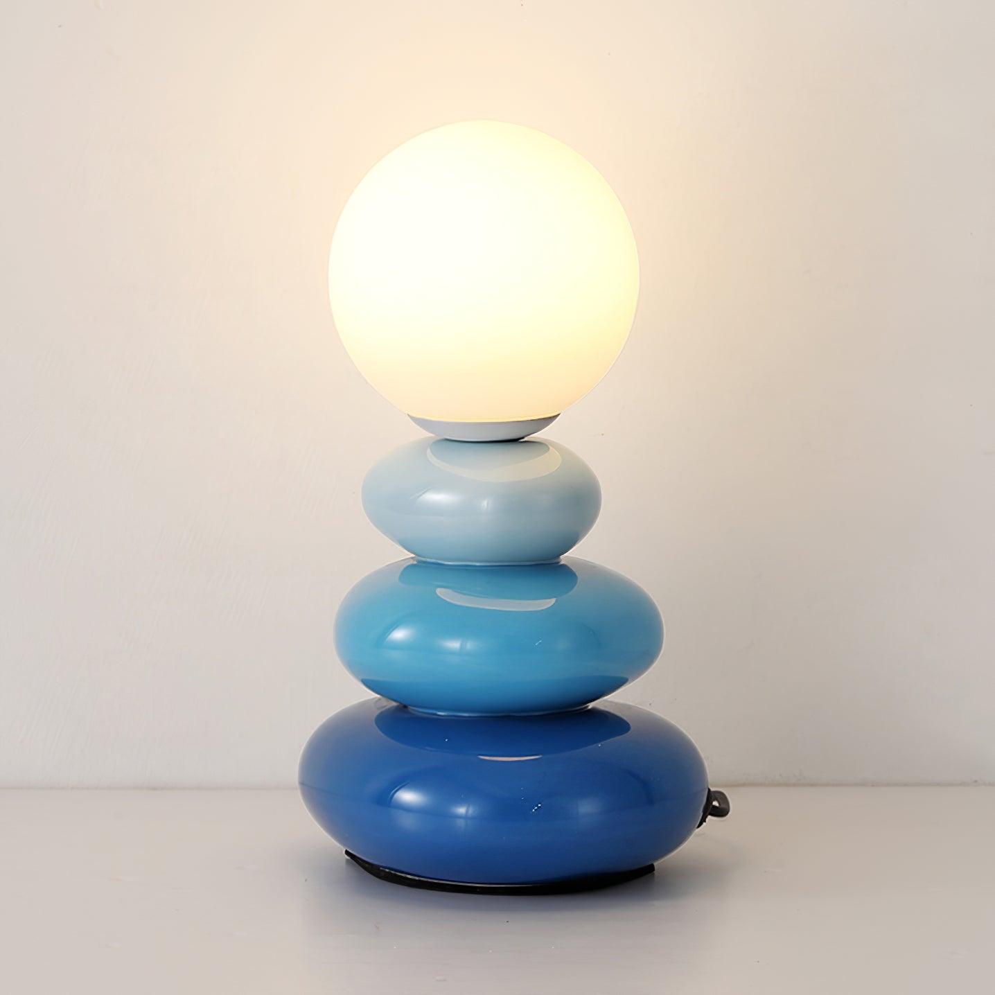 Éclat | Lampe de Table – Silhouette flacon esprit parisien Bleu