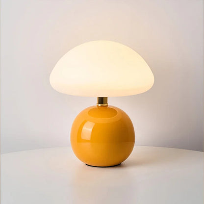 ÉclatLumière | Lampe de Table – Élégance Moderne et Ambiance Cocooning Orange