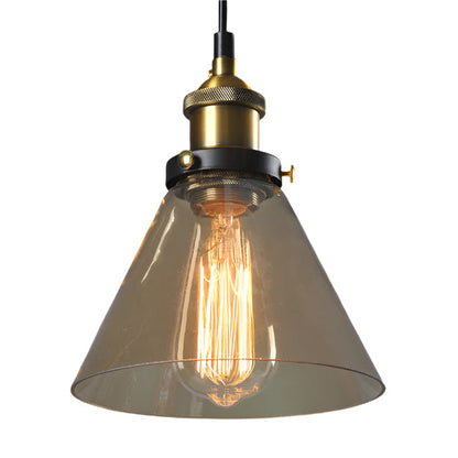 Écloria | Suspension Art Déco – Design rétro, E27 universel B-Ambre