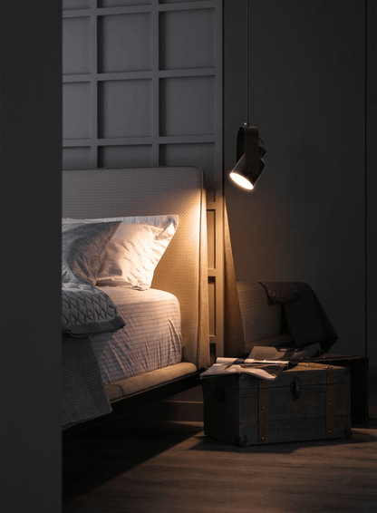 Élaries | Projecteur Suspendu Scandinave – Design Épuré et Ambiance Raffinée