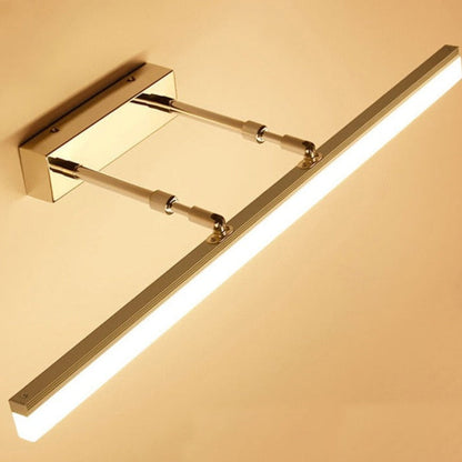 Élivar | Applique Miroir LED Étanche – Éclairage Moderne et Élégant Or 9w 40cm