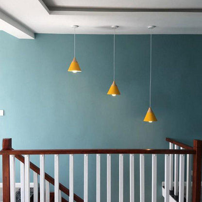Élyshade | Lampe Suspendue – Design Minimaliste & Ambiance Naturelle Jaune