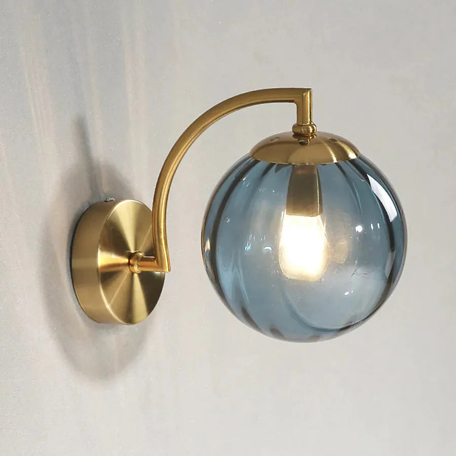 Éranis | Applique Murale – Design de Candélabre et Finition Raffinée Bleu