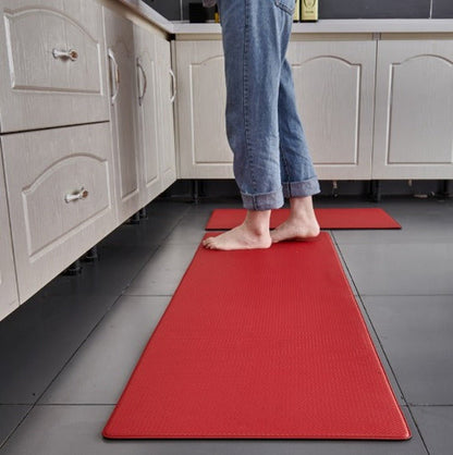 Ergolisse | Tapis de Cuisine Anti-Fatigue – Confort Ergonomique & Durable Rouge