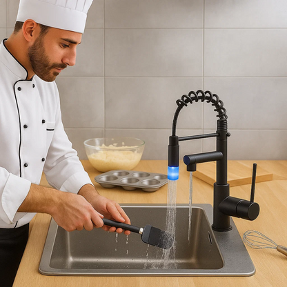 Évoque | Robinet de cuisine – Bec flexible et Installation Facile