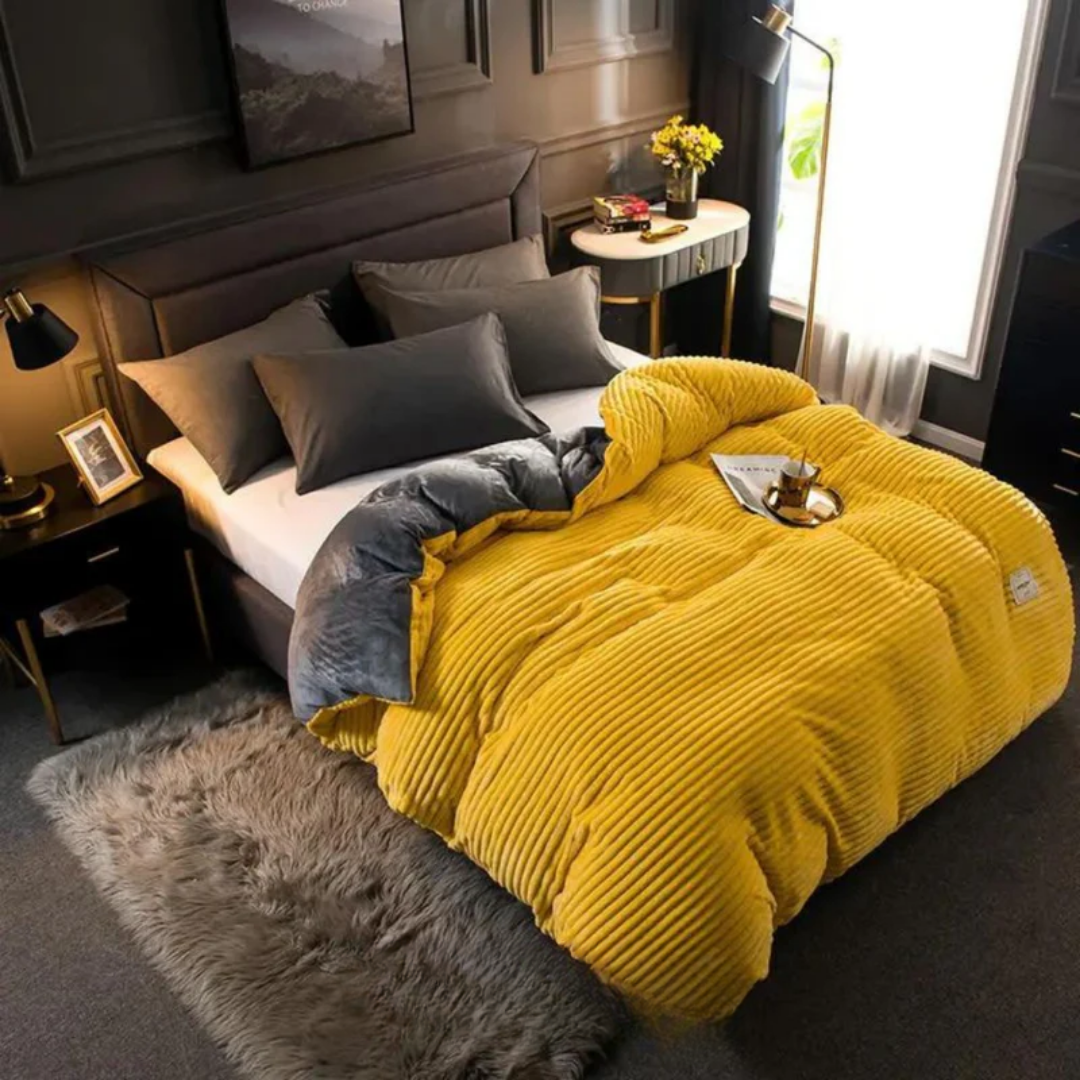 Fleurelia | Housse de Couverture – Chaleur Luxueuse en Velours Fleece