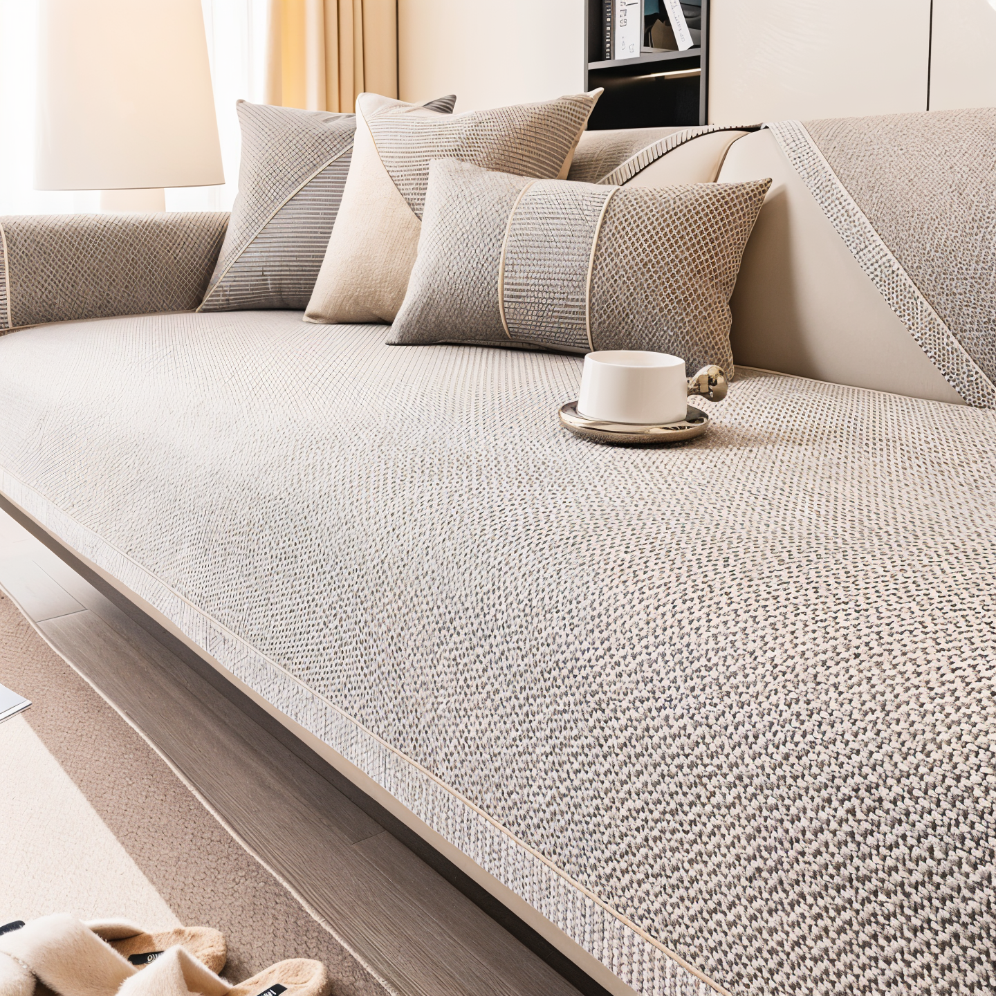 Fortelia | Housse de Canapé Antidérapante – Protection Élégante et Durable