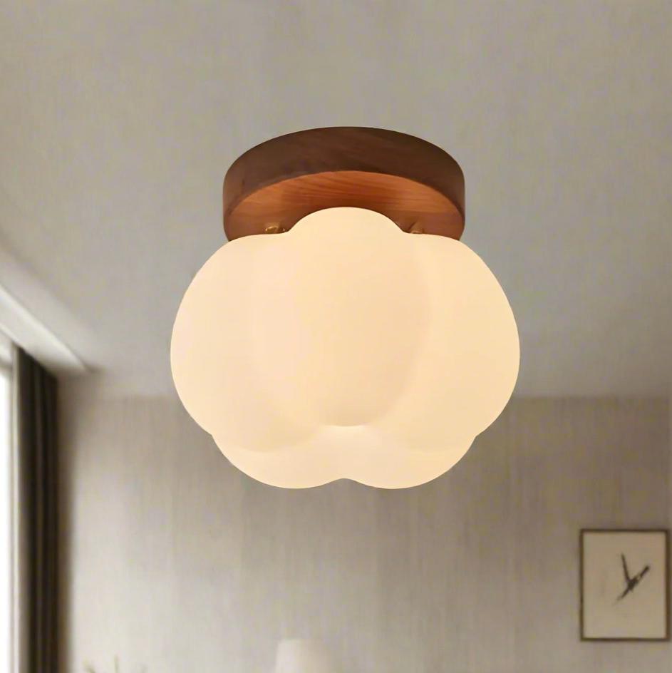Élaria | Lustre Citrouille – Design Raffiné et Lumière Douce
