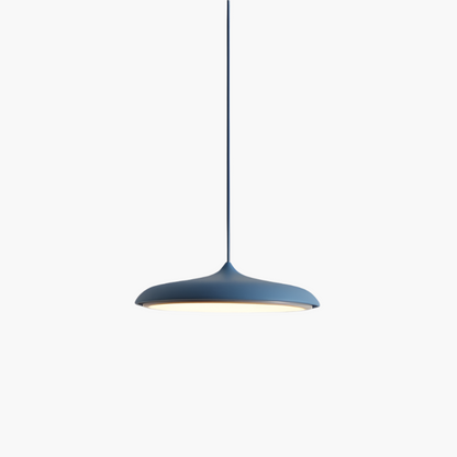 Haloria | Suspension Minimaliste – LED Intégrée Dia25cm Bleu