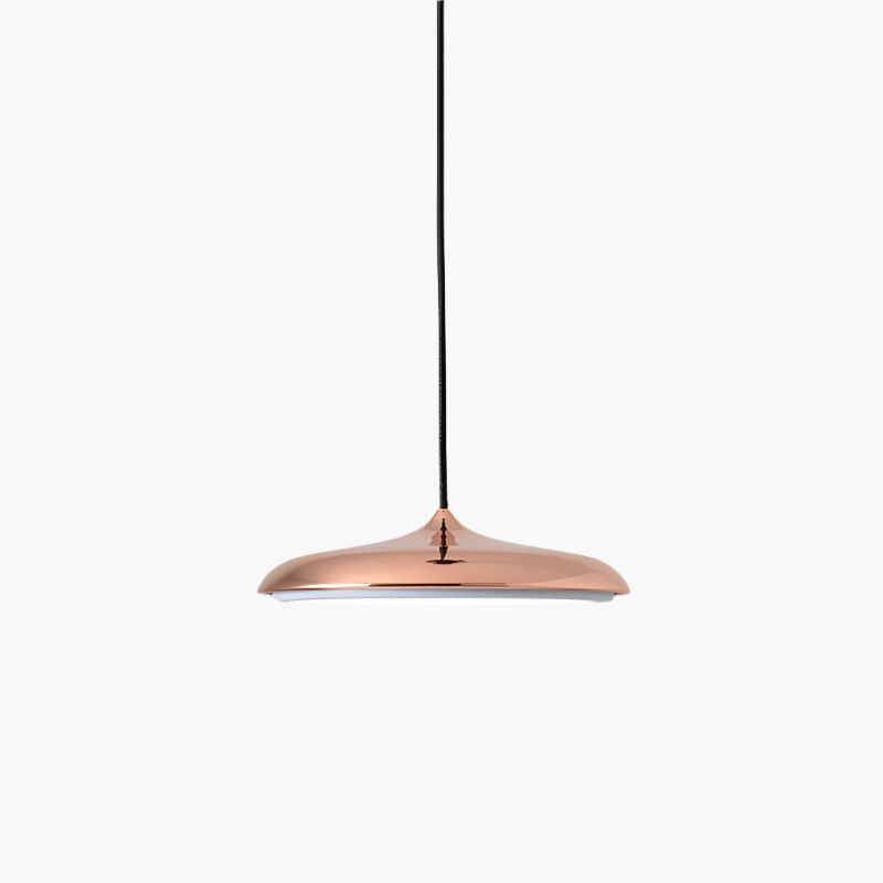 Haloria | Suspension Minimaliste – LED Intégrée Dia25cm Rose Gold