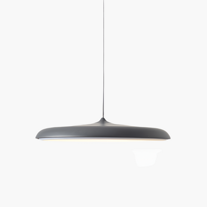 Haloria | Suspension Minimaliste – LED Intégrée Dia40cm Gris