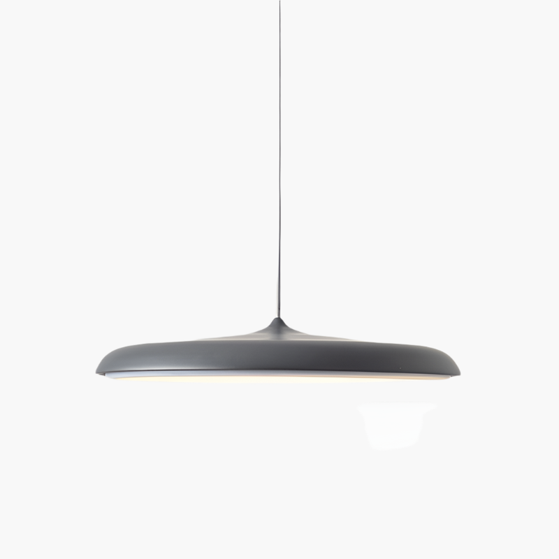 Haloria | Suspension Minimaliste – LED Intégrée Dia40cm Gris