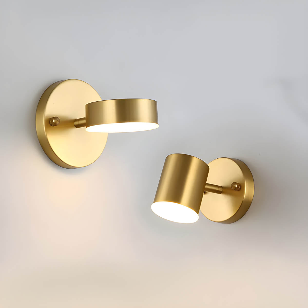 Clairora | Applique Murale LED Cuivre – Design Scandinave Élégant
