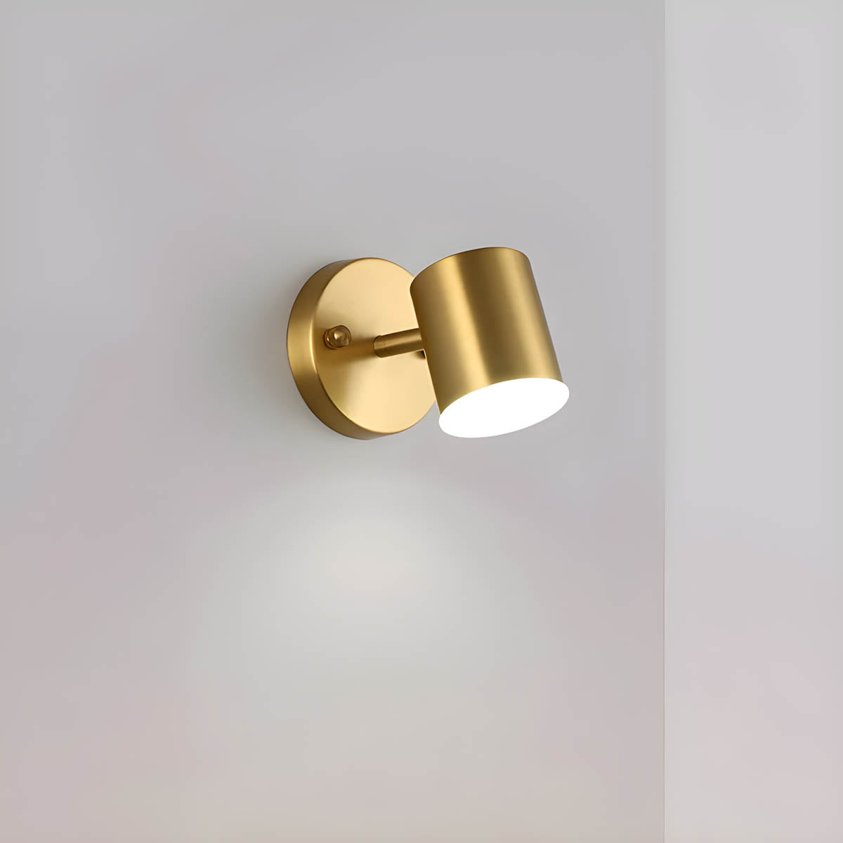 Clairora | Applique Murale LED Cuivre – Design Scandinave Élégant