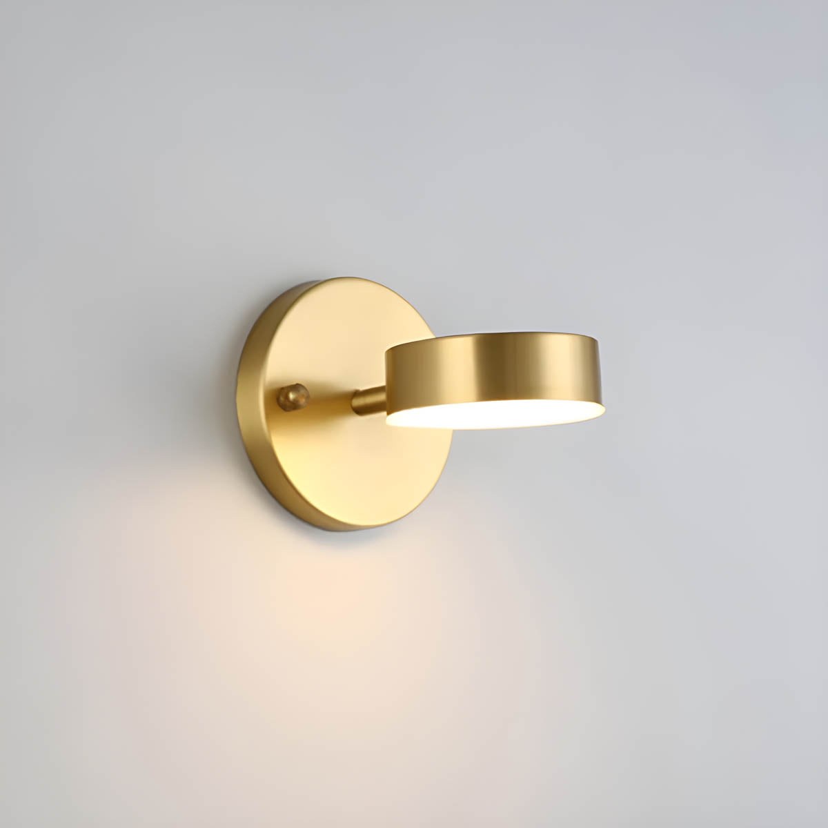 Clairora | Applique Murale LED Cuivre – Design Scandinave Élégant