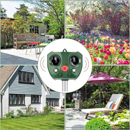Sonoveil - Répulsif Ultrasonique Solaire Pour Jardin