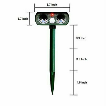 Repulzor - Répulsif Ultrasonique Solaire À Piquet