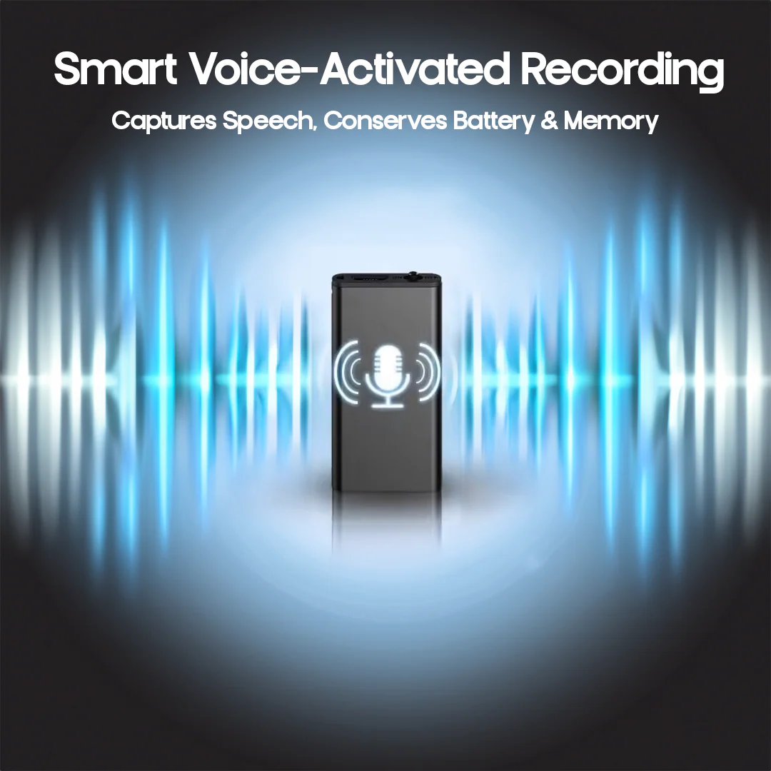 Vocilor - Dictaphone Ultra-Compact À Activation Vocale