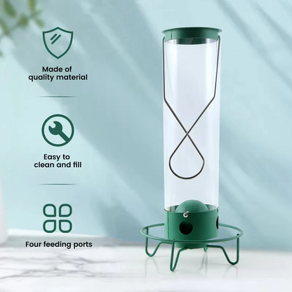 Tournivole - Mangeoire Tubulaire Suspendue Anti-Écureuil