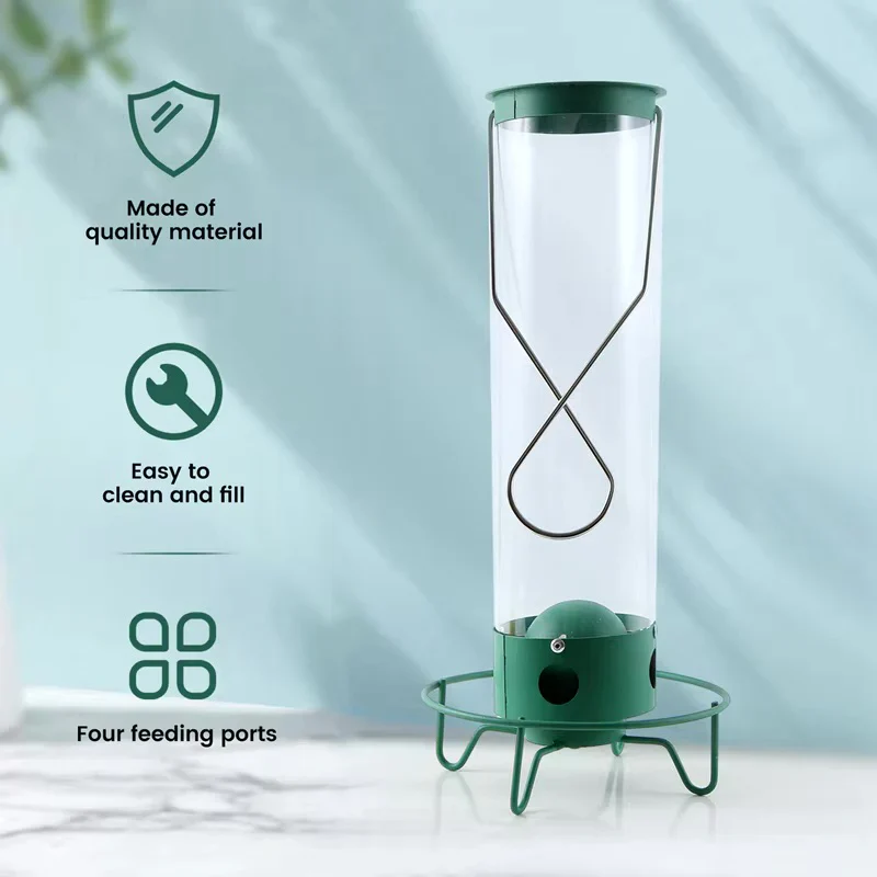 Tournivole - Mangeoire Tubulaire Suspendue Anti-Écureuil