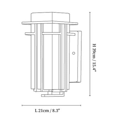 LampShore | Applique d'extérieur étanche – Éclairage Vintage Haut de Gamme