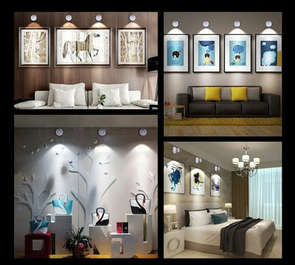 Liora | Projecteur LED Sans Fil – Éclairage Dimmable avec Télécommande