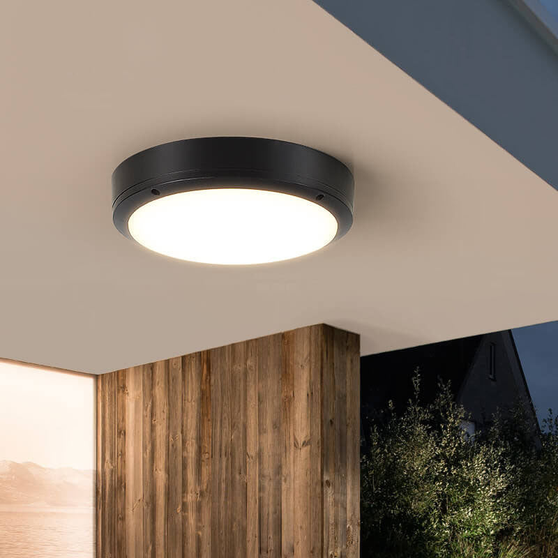Lumièrea | Plafonnier LED Extérieur – Installation Rapide et Facile Grand: L27.5cm x H5.5cm