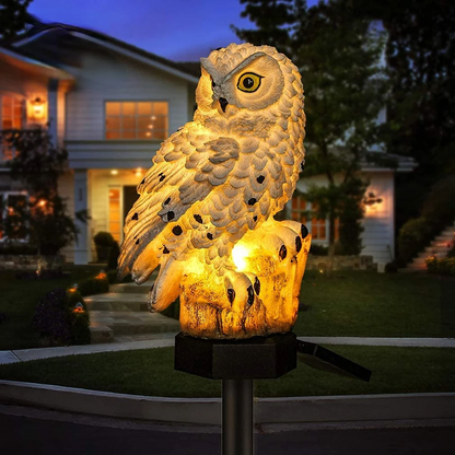 LumiOwl | Éclairage Solaire Extérieur – Décoration Charmante et Durable