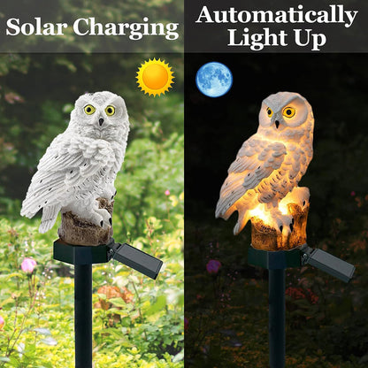 LumiOwl | Éclairage Solaire Extérieur – Décoration Charmante et Durable