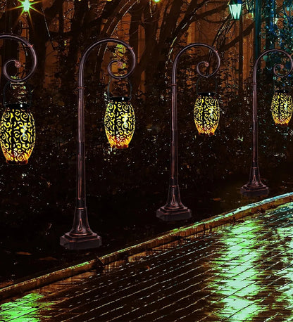 LumiShine | Lanterne LED Solaire Extérieure – Éclairage Chaleureux et Durable