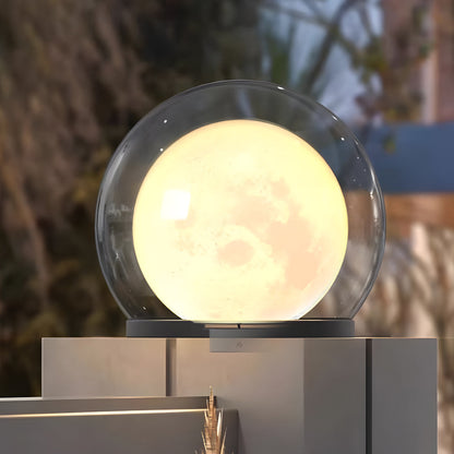 LunaDome | Lampe Pilier Extérieure – Élégance Nocturne et IP65 Lune