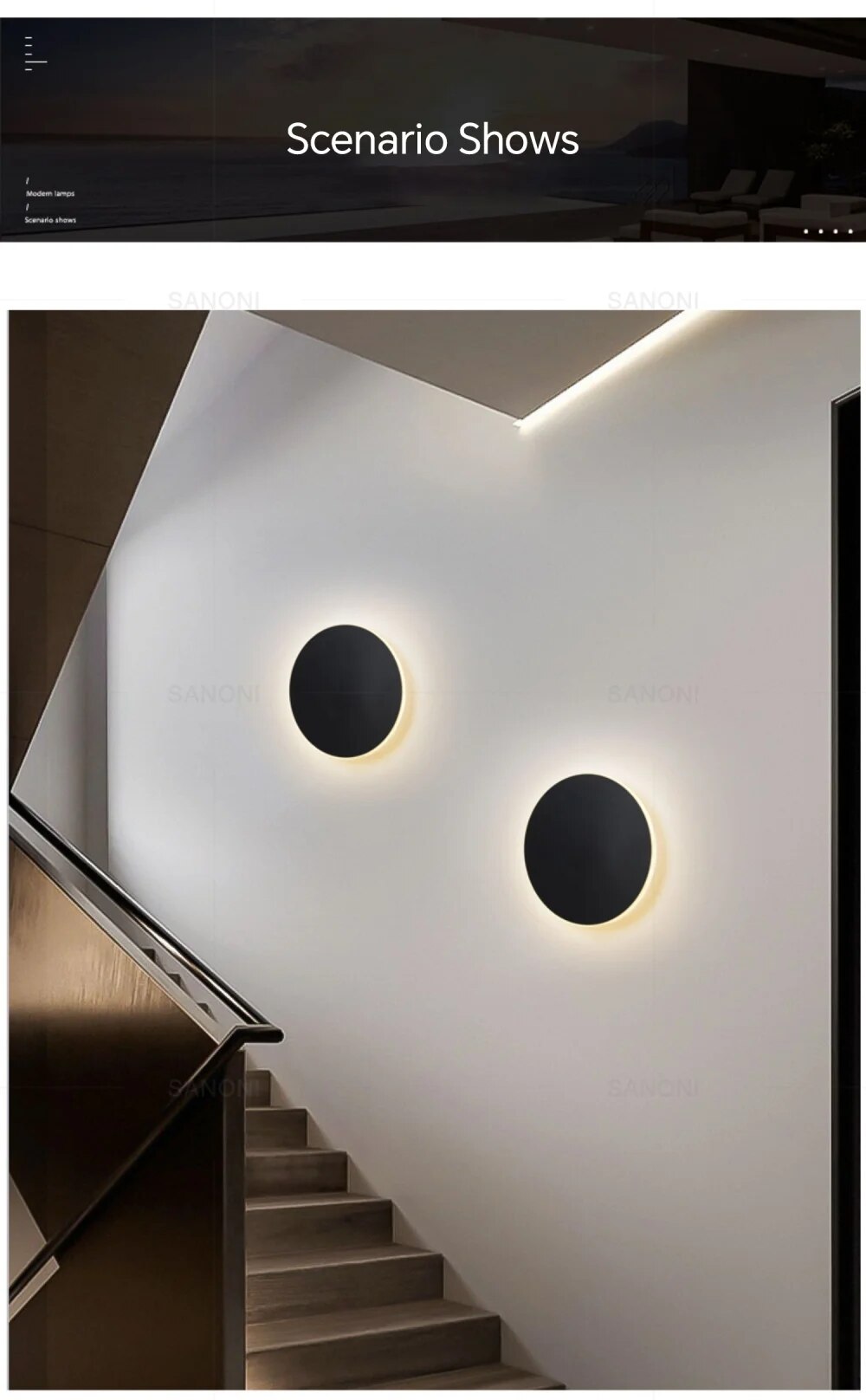 Lunéor | Lampe Murale LED – Design Rond et Éclairage Moderne