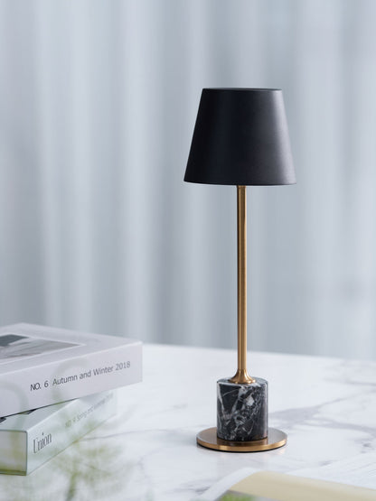 Mabréa | Lampe de Table Rechargeable – Base noire sans fil